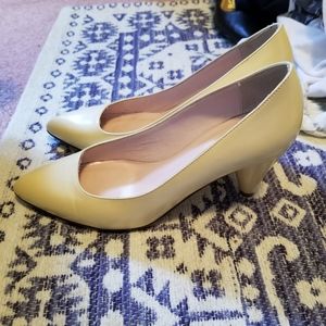 Kate Spade Yellow Heels